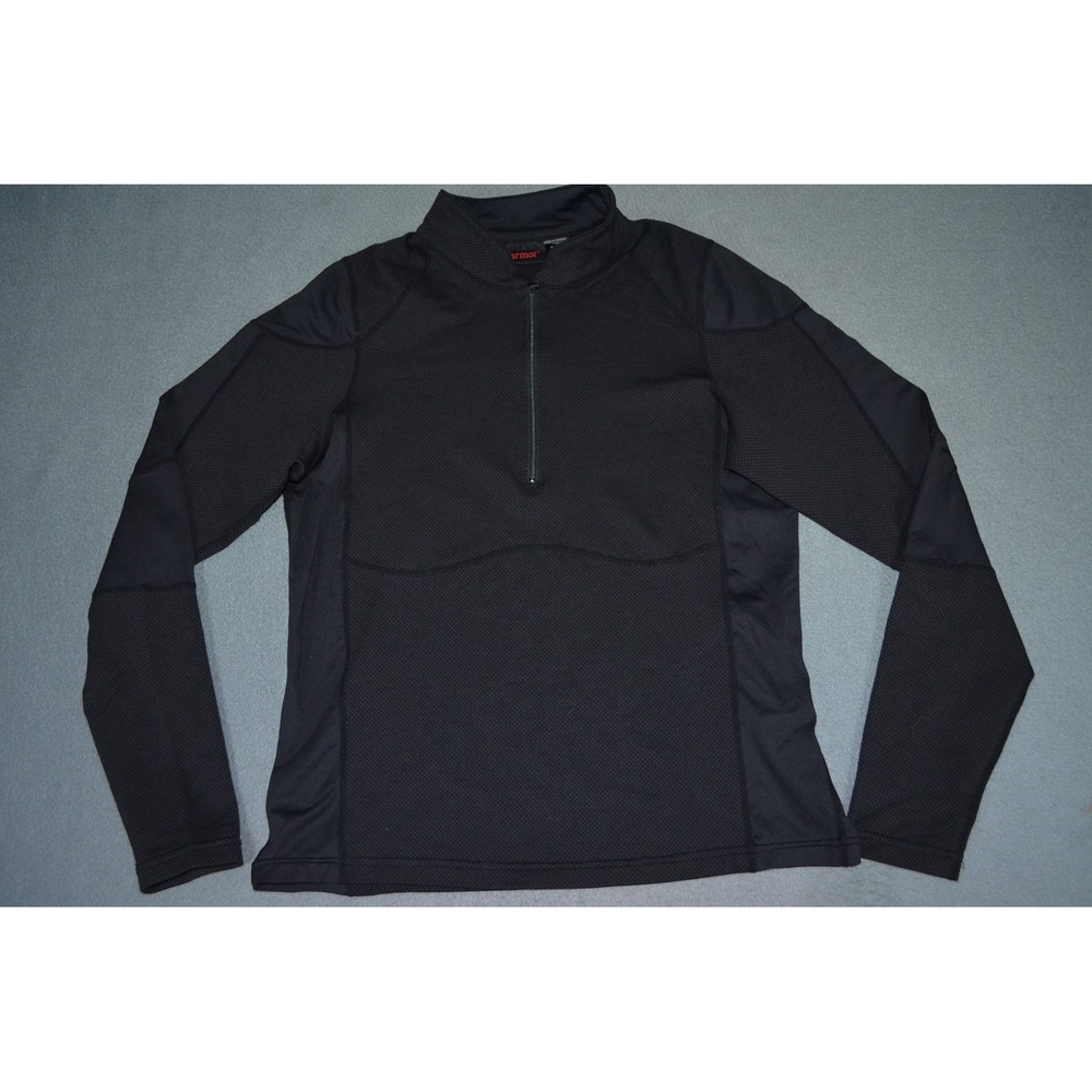 MARMOT Long Sleeve Top Base Layer Womens Large Outdoor Hiking Black